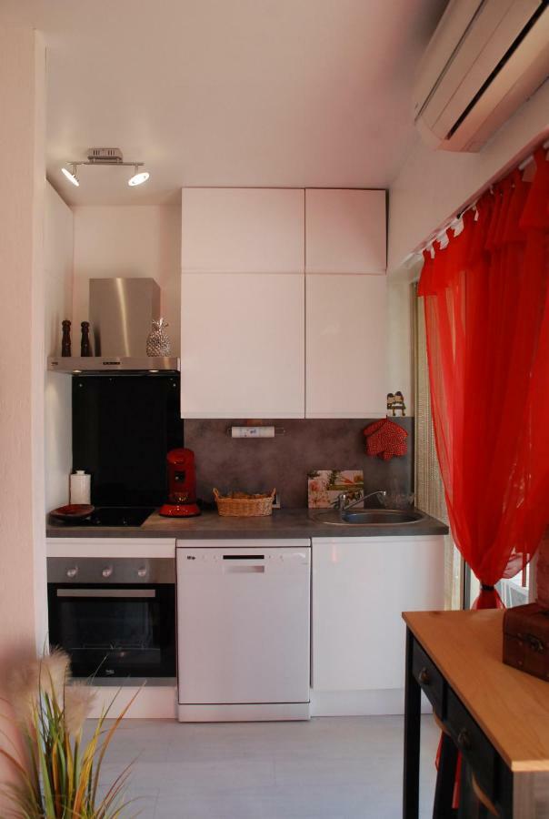 Studio - Juan Les Pins - Proximite Plages Antibes Exterior foto